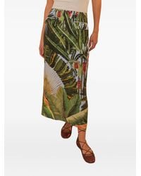 FARM Rio - Amazonia Midi-Rok Met Print - Lyst