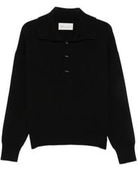 Ami Paris - Button-Up High-Neck Jumper - Lyst