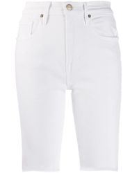FRAME - Le Vintage Bermuda Shorts - Lyst