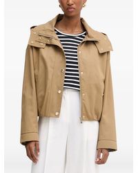 Morgan - Hooded Press-Stud Jacket - Lyst