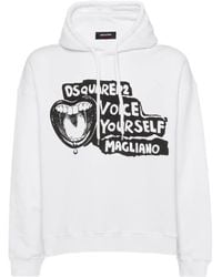 DSquared² - X Magliano Slogan-Print Hoodie - Lyst
