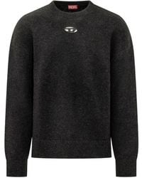 DIESEL - K-Areeso Logo Cut-Out Sweater - Lyst