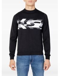 Antony Morato - Geometric-Pattern Cotton Sweater - Lyst