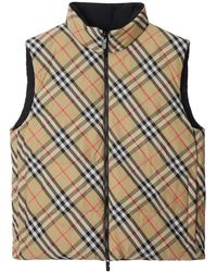 Burberry - Gilet Matelassé À Design Réversible - Lyst