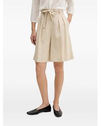 ViCOLO - Belted Pleated Shorts - Lyst