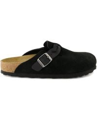 Birkenstock - Boston Braided-Strap Leather Mules - Lyst