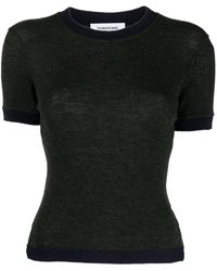 Thom Browne - T-shirt con bordo a contrasto - Lyst