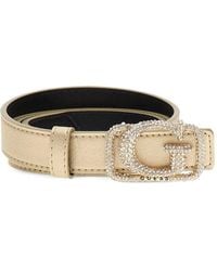 Guess - Ceinture À Boucle Logo - Lyst