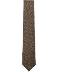 Brioni - Zijden Stropdas Met Patroon - Lyst