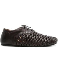 Marsèll - Steccoblocco Woven-leather Derby Shoes - Lyst