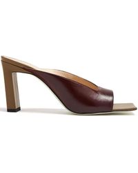 Wandler - Isa 85mm Leather Sandals - Lyst