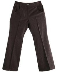Kiko Kostadinov - Pantalon À Motif En Jacquard Et Ourlet Retroussé - Lyst