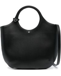 Courreges - Large Holy Leather Tote Bag - Lyst