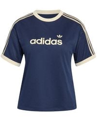 adidas - Logo-Print Mesh T-Shirt - Lyst