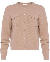 Eres - Bonjour Waffle-Knit Cardigan - Lyst