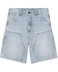 Carhartt - Double Knee Panelled Denim Shorts - Lyst