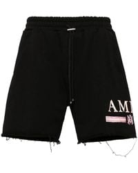 Amiri - Logo-Embroidered Cotton Shorts - Lyst