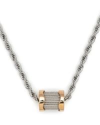 Charriol - Forever Waves Charm Necklace - Lyst