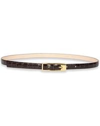 Paul Smith - Crocodile-Effect Buckle Belt - Lyst