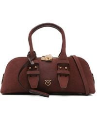 Pinko - Padlock Top-Handles Tote Bag - Lyst