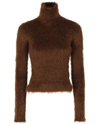 Dondup - Fuzzy Roll-Neck Sweater - Lyst