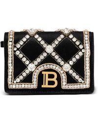 Balmain - B-buzz Crystal-embellished Wallet - Lyst