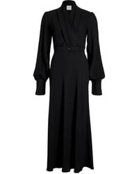 Patou - Wrap-Bodice Maxi Dress - Lyst