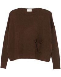 Ma'ry'ya - Patch-Pocket Knitted Sweater - Lyst