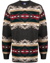 Junya Watanabe - Intarsia-Knit Jumper - Lyst