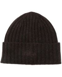 MC2 Saint Barth - Ribbed Knit Wengen Cashmere Beanie - Lyst