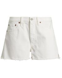 Polo Ralph Lauren - Raw-Cut Denim Shorts - Lyst