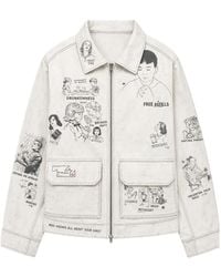 Free Refills - Miracle Graphic-Print Jacket - Lyst