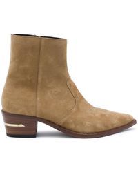 Amiri - Suede Ryder Boots - Lyst