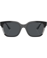 Vogue Eyewear - Zonnebril Met Vierkant Montuur En Glitter - Lyst