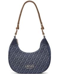 Liu Jo - Small Logo-Pattern Shoulder Bag - Lyst