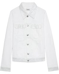 Zadig & Voltaire - Kioky Denim Jacket - Lyst