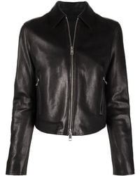 DIESEL - L-Melia-Nw Zip-Up Leather Jacket - Lyst