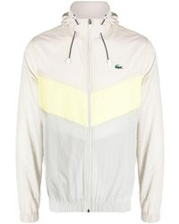 Lacoste - Packaway Logo-embroidered Bomber Jacket - Lyst