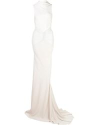 Rick Owens - Vestido de fiesta largo fruncido sin mangas - Lyst