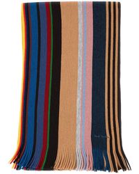 Paul Smith - Sciarpa A Righe Con Frange - Lyst