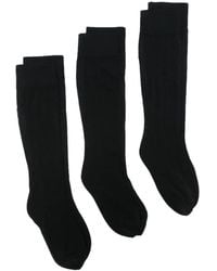 Wolford - Satin Knee-High Socks (Pack Of Six) - Lyst