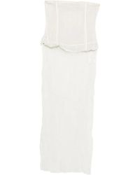 Paloma Wool - Strapless Pleated Dress - Lyst