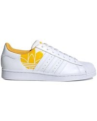 adidas - Superstar Trefoil Logo Sneakers - Lyst