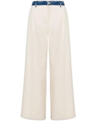 Moschino - Wide-Leg Trousers - Lyst