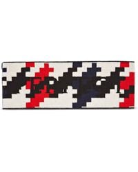 Perfect Moment - Houndstooth-Print Logo Head Band - Lyst