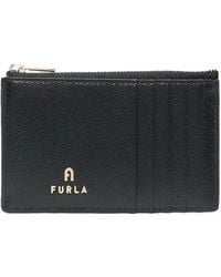 Furla - Portafoglio Con Placca Logo - Lyst