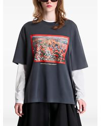Off-White c/o Virgil Abloh - Graphic-Print T-Shirt - Lyst