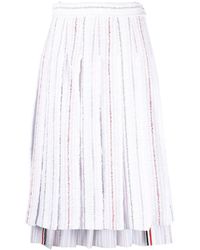 Thom Browne - Jupe mi-longue à design plissé - Lyst