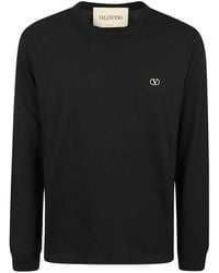 Valentino Garavani - Vlogo Long-Sleeve T-Shirt - Lyst