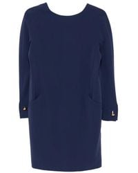 Max Mara - Button-Cuff Mini Dress - Lyst